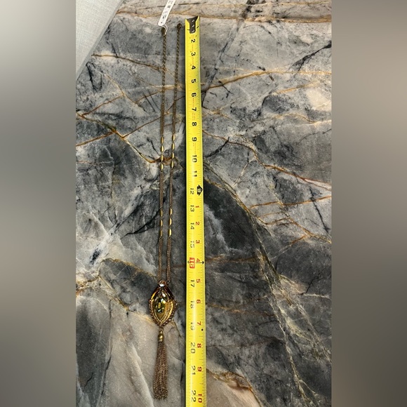 SORRELLI ANTIQUE BRASS STATEMENT NECKLACE - Picture 11 of 16